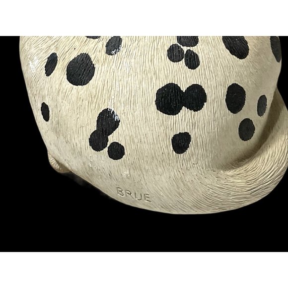 Vintage Clay Dalmatian Dog Sandra Brue Sandicast Sculpture - Picture 5 of 6